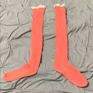 Knee High Coral Socks Neverworn